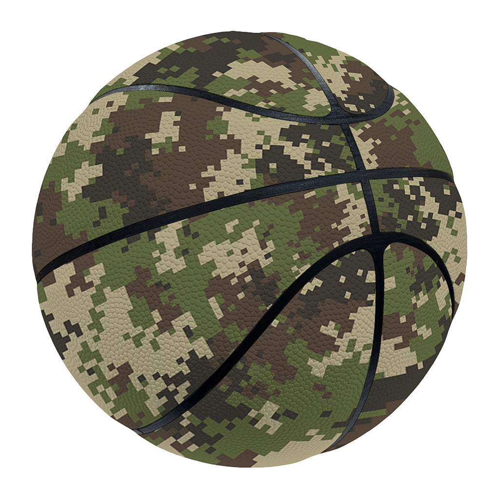 Military Digital Camo Pattern Print Basketball