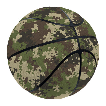 Military Digital Camo Pattern Print Basketball