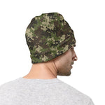 Military Digital Camo Pattern Print Beanie