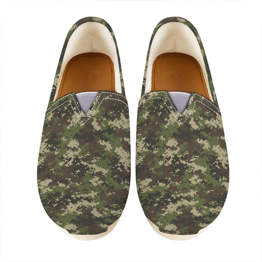 Military Digital Camo Pattern Print Casual Shoes