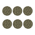Military Digital Camo Pattern Print Coaster Set