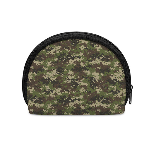 Military Digital Camo Pattern Print Coin Purse