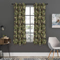 Military Digital Camo Pattern Print Grommet Curtain Panels