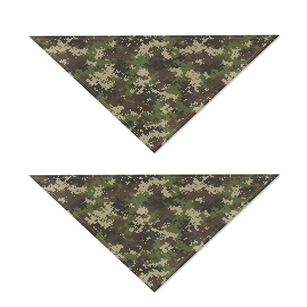 Military Digital Camo Pattern Print Dog Bandana
