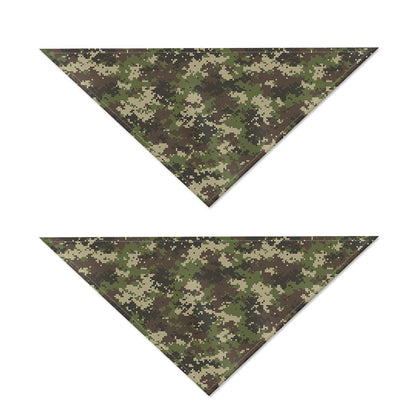 Military Digital Camo Pattern Print Dog Bandana