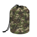 Military Digital Camo Pattern Print Drawstring Makeup Bag