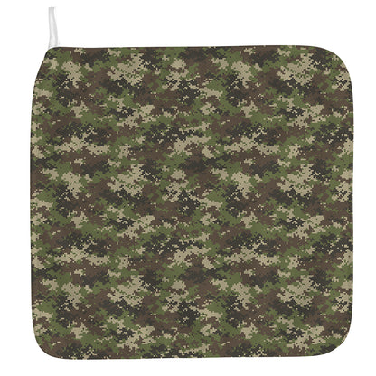 Military Digital Camo Pattern Print Hand Towel