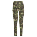Military Digital Camo Pattern Print High-Waisted Pocket Leggings