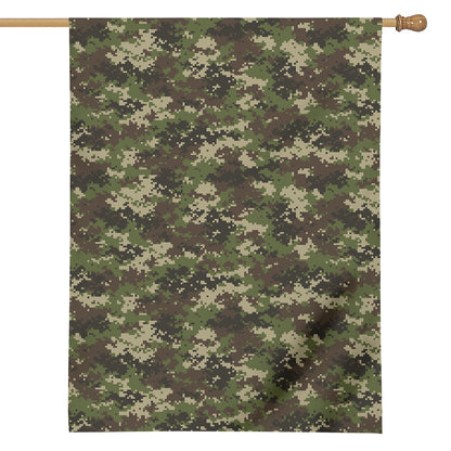 Military Digital Camo Pattern Print House Flag
