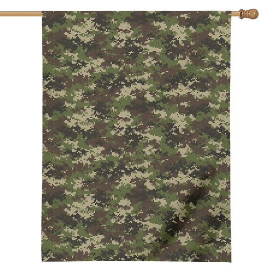 Military Digital Camo Pattern Print House Flag