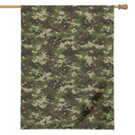 Military Digital Camo Pattern Print House Flag