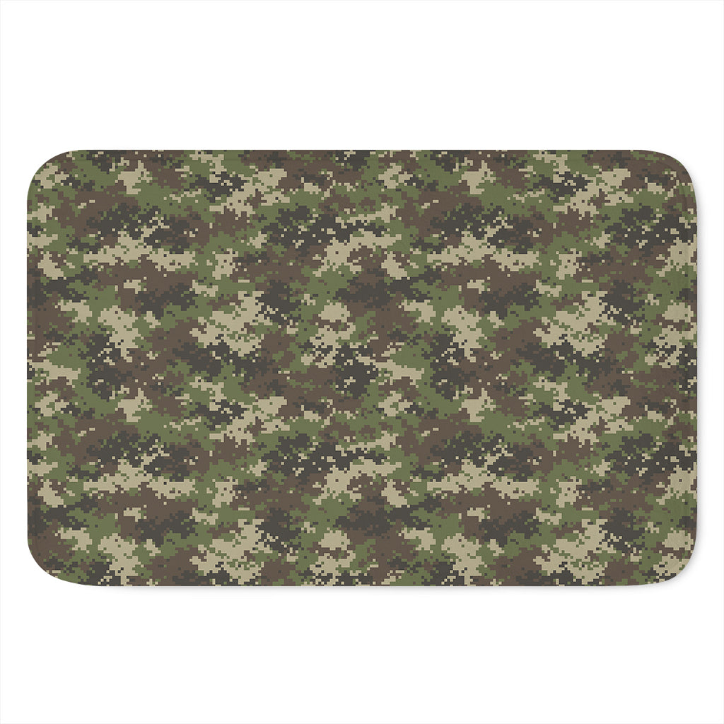 Military Digital Camo Pattern Print Indoor Door Mat