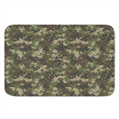 Military Digital Camo Pattern Print Indoor Door Mat