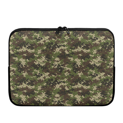 Military Digital Camo Pattern Print Laptop Sleeve