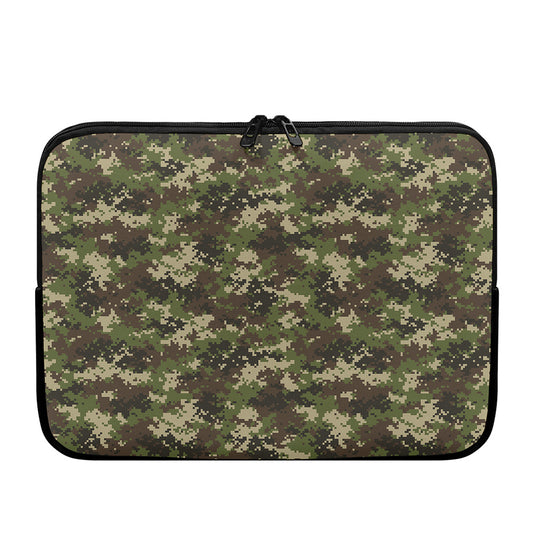 Military Digital Camo Pattern Print Laptop Sleeve