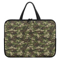 Military Digital Camo Pattern Print Laptop Sleeve With Handle