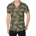 Military Digital Camo Pattern Print Men's Shirt