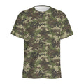 Military Digital Camo Pattern Print Men's Athletic T-Shirt