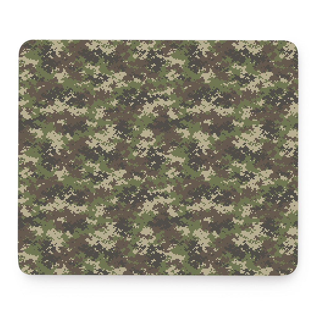 Military Digital Camo Pattern Print Mouse Pad
