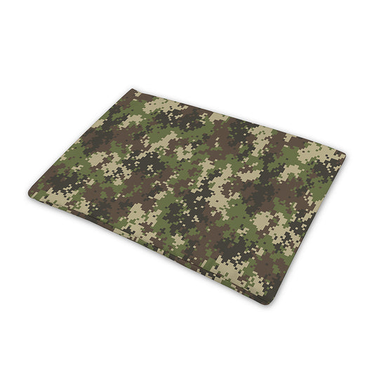 Military Digital Camo Pattern Print Pet Cooling Mat Cover