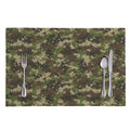 Military Digital Camo Pattern Print Placemat