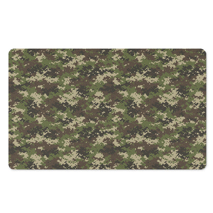 Military Digital Camo Pattern Print Polyester Doormat