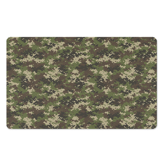 Military Digital Camo Pattern Print Polyester Doormat