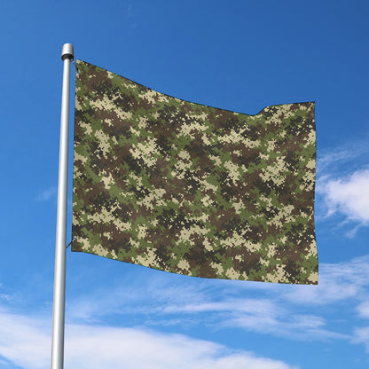 Military Digital Camo Pattern Print Polyester Flag