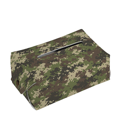 Military Digital Camo Pattern Print Rectangle Tissue Box Cover