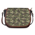 Military Digital Camo Pattern Print Saddle Bag