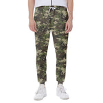 Military Digital Camo Pattern Print Scuba Joggers