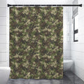 Military Digital Camo Pattern Print Shower Curtain