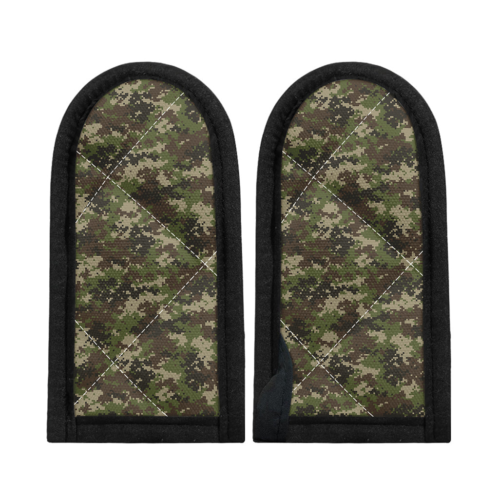 Military Digital Camo Pattern Print Skillet Handle Cover