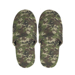 Military Digital Camo Pattern Print Slippers