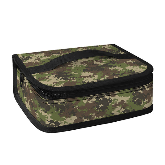 Military Digital Camo Pattern Print Small Lunch Bag