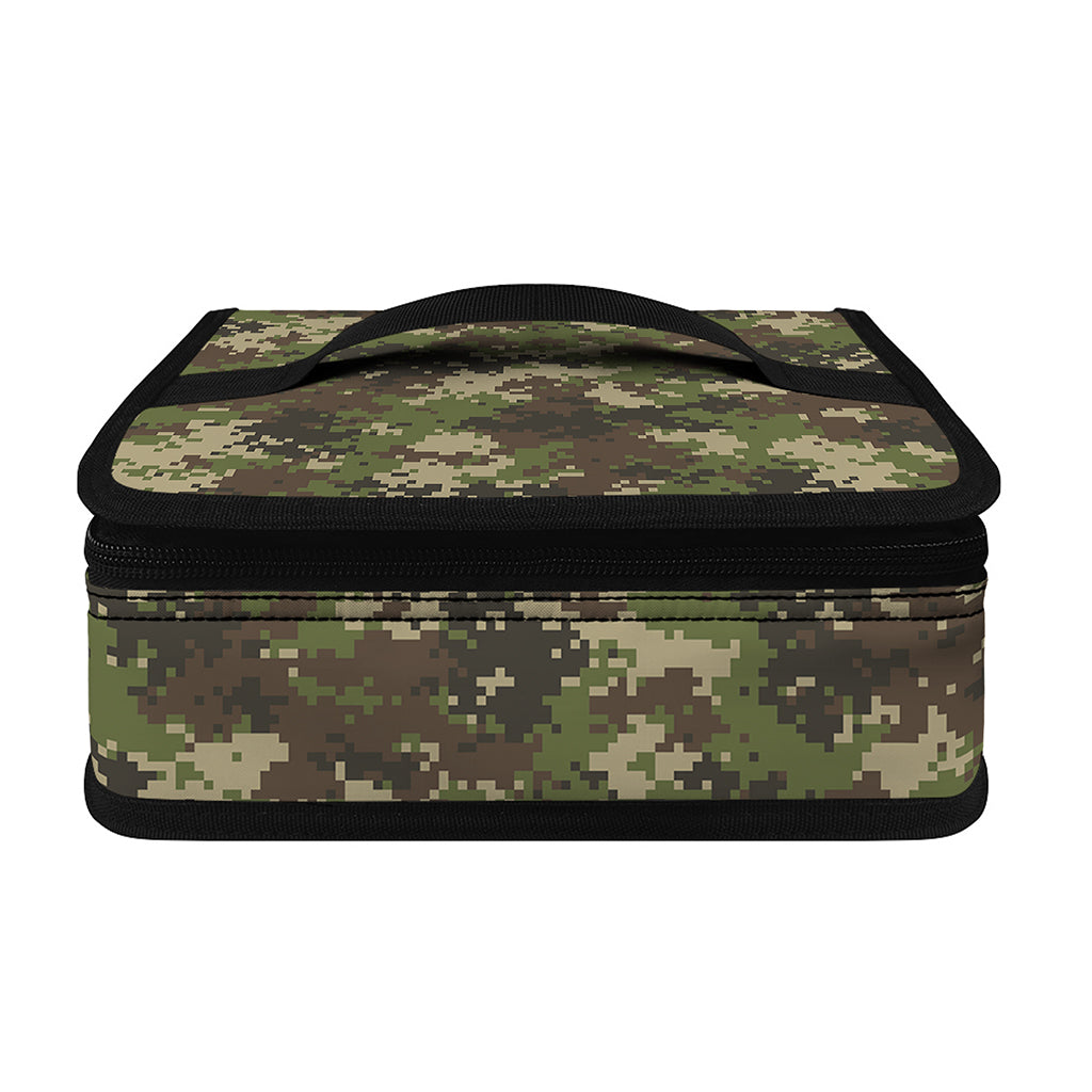 Military Digital Camo Pattern Print Small Lunch Bag