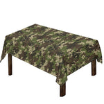 Military Digital Camo Pattern Print Tablecloth