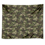 Military Digital Camo Pattern Print Tapestry