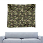 Military Digital Camo Pattern Print Tapestry
