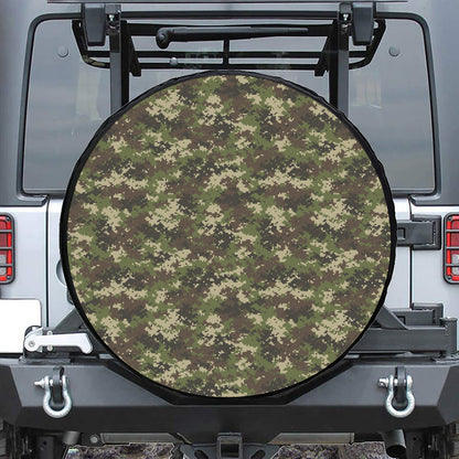 Military Digital Camo Pattern Print Tire Cover