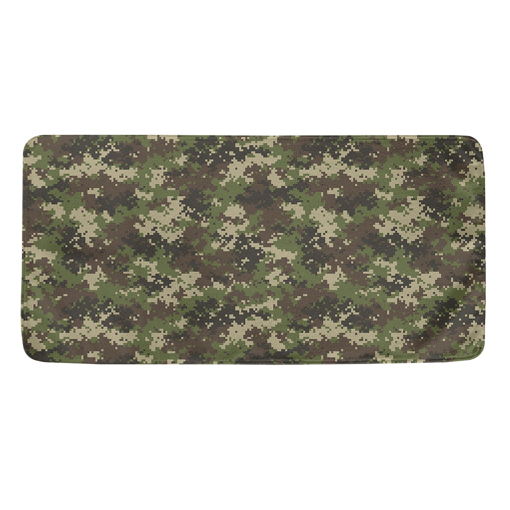 Military Digital Camo Pattern Print Towel