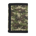 Military Digital Camo Pattern Print Trifold Wallet