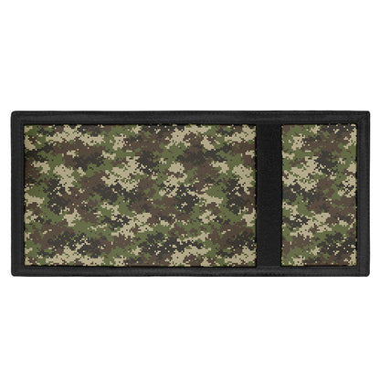 Military Digital Camo Pattern Print Trifold Wallet