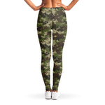 Military Digital Camo Pattern Print Women's Leggings