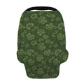 Military Green Camo Flower Pattern Print Baby Seat Cover