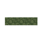 Military Green Camo Flower Pattern Print Bed Runner