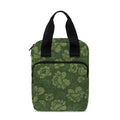 Military Green Camo Flower Pattern Print Bible Tote Bag