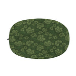 Military Green Camo Flower Pattern Print Car Side Mirror Covers
