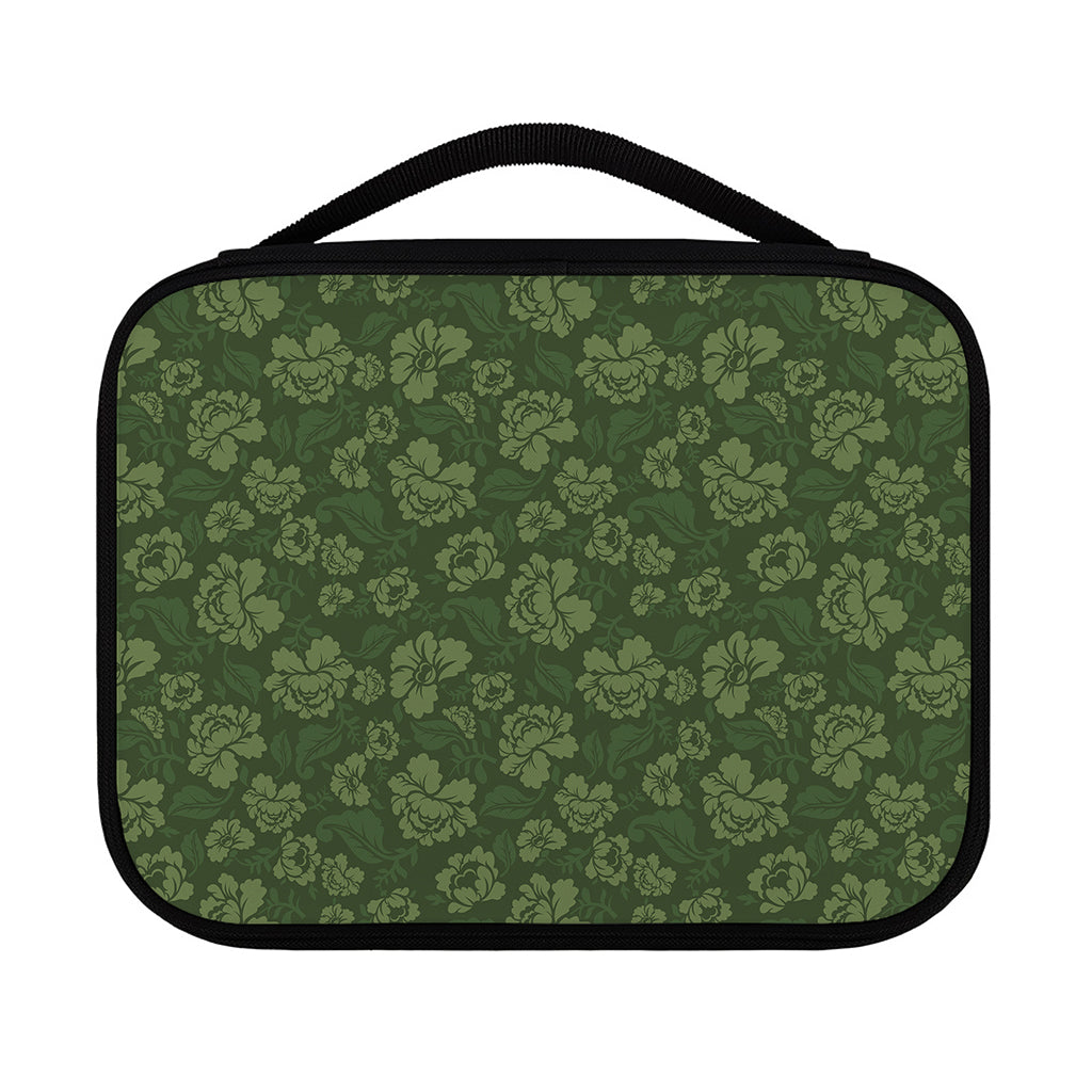Military Green Camo Flower Pattern Print Classic Bible Case