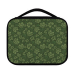 Military Green Camo Flower Pattern Print Classic Bible Case